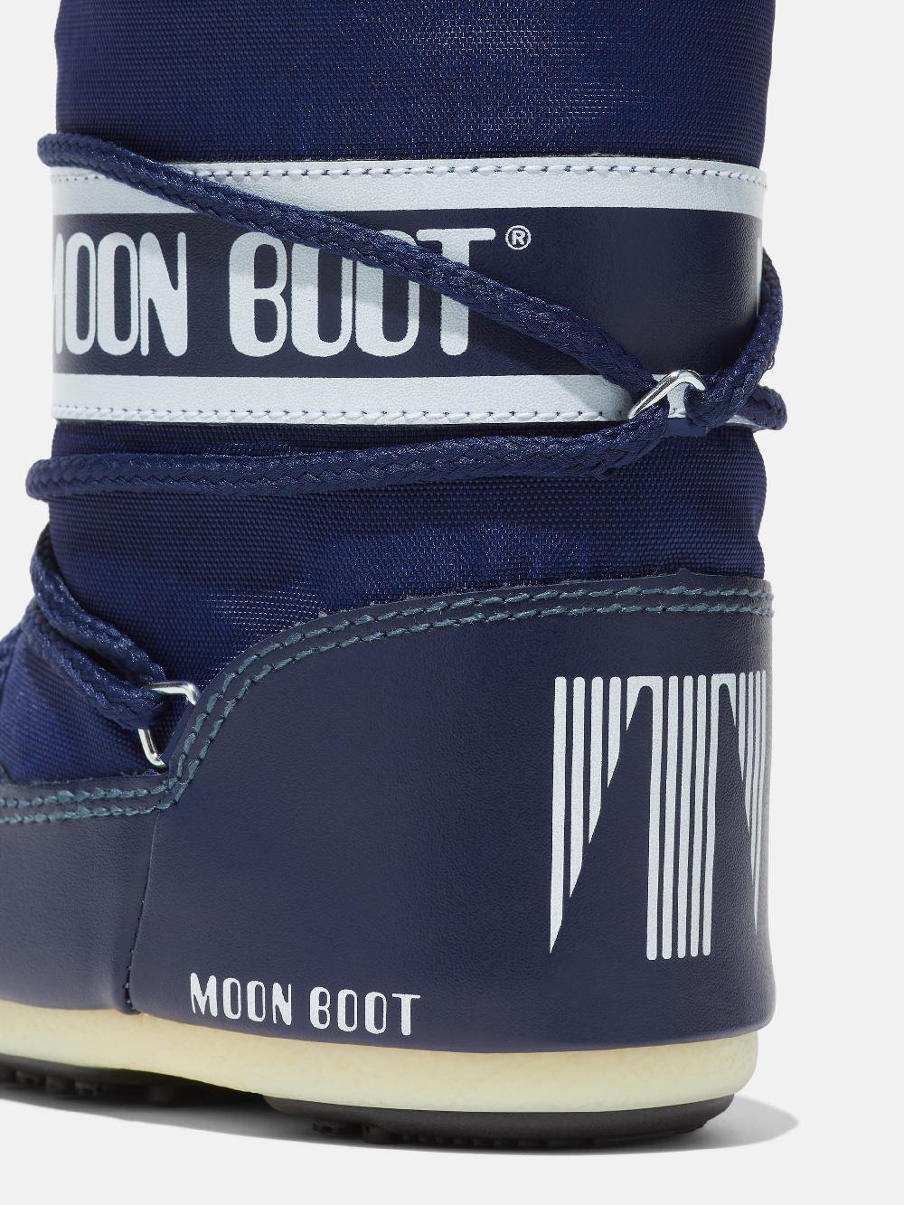 Moon Boot ICON MINI BLU IN NYLON Offerta temporanea