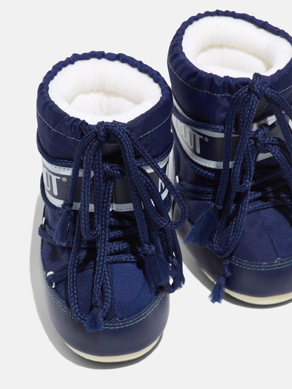 Moon Boot ICON MINI BLU IN NYLON Offerta temporanea