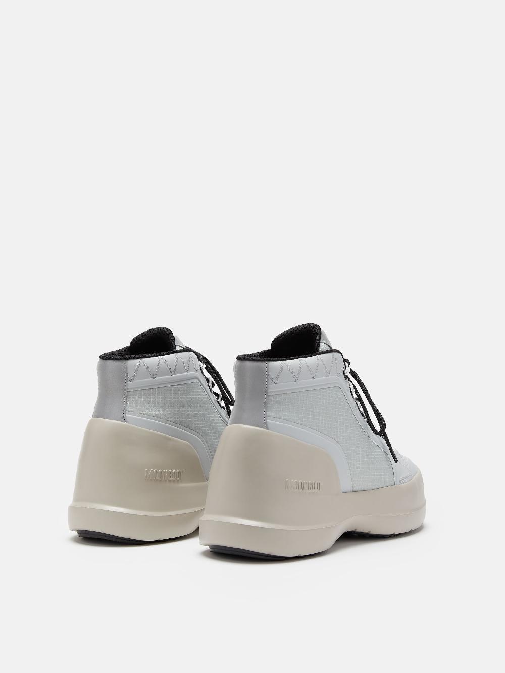 Moon Boot LUNA TREK MID NYLON GRIGIO Saldi Di Fabbrica