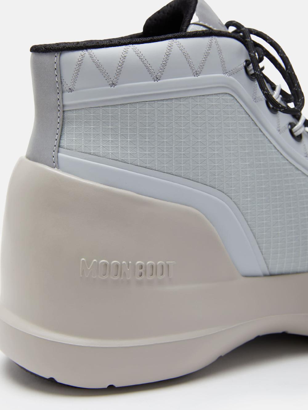 Moon Boot LUNA TREK MID NYLON GRIGIO Saldi Di Fabbrica