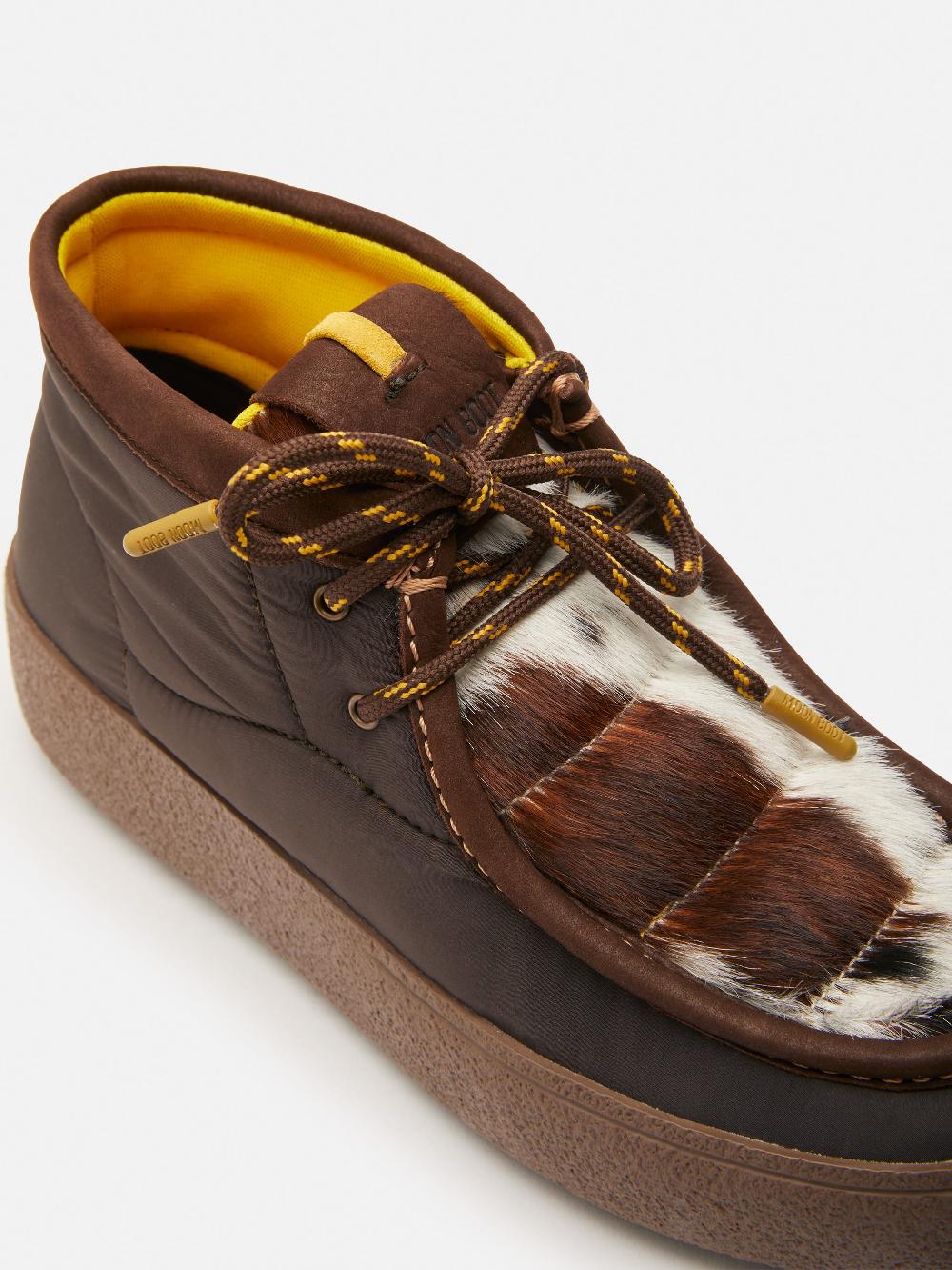 Moon Boot MTRACK MID PONY MARRONE CON MOTIVO PEZZATO I Più Venduti