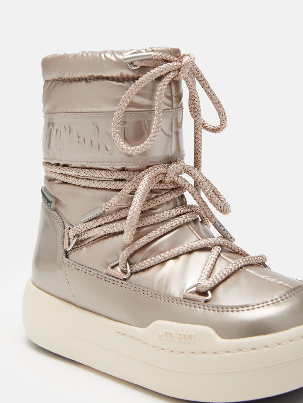 Moon Boot JUNIOR PARK BOOT COLOR ORO ROSA In Saldo
