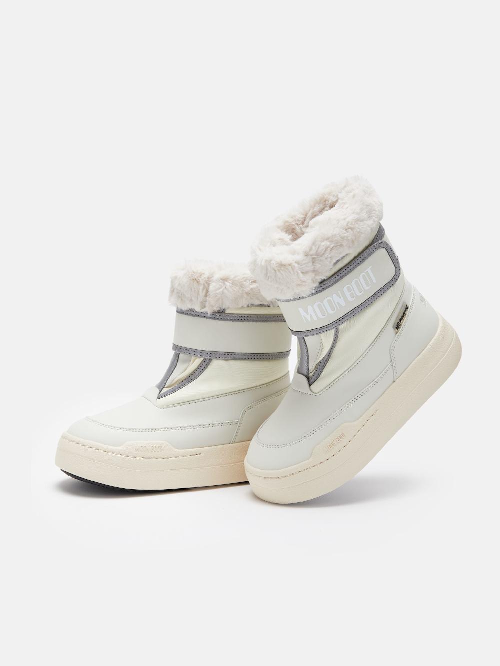 Moon Boot JUNIOR PARK PANNA CON CHIUSURA A STRAPPO Nuova