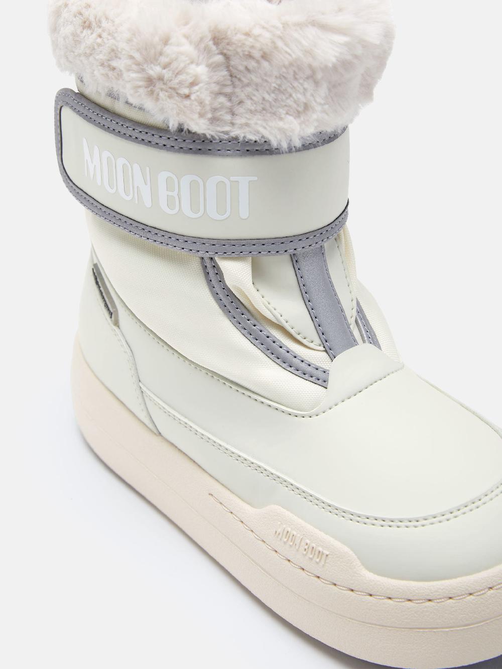 Moon Boot JUNIOR PARK PANNA CON CHIUSURA A STRAPPO Nuova