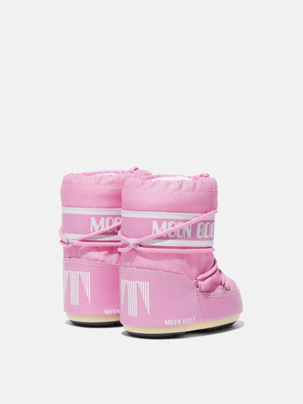 Moon Boot ICON MINI ROSA IN NYLON Qualità