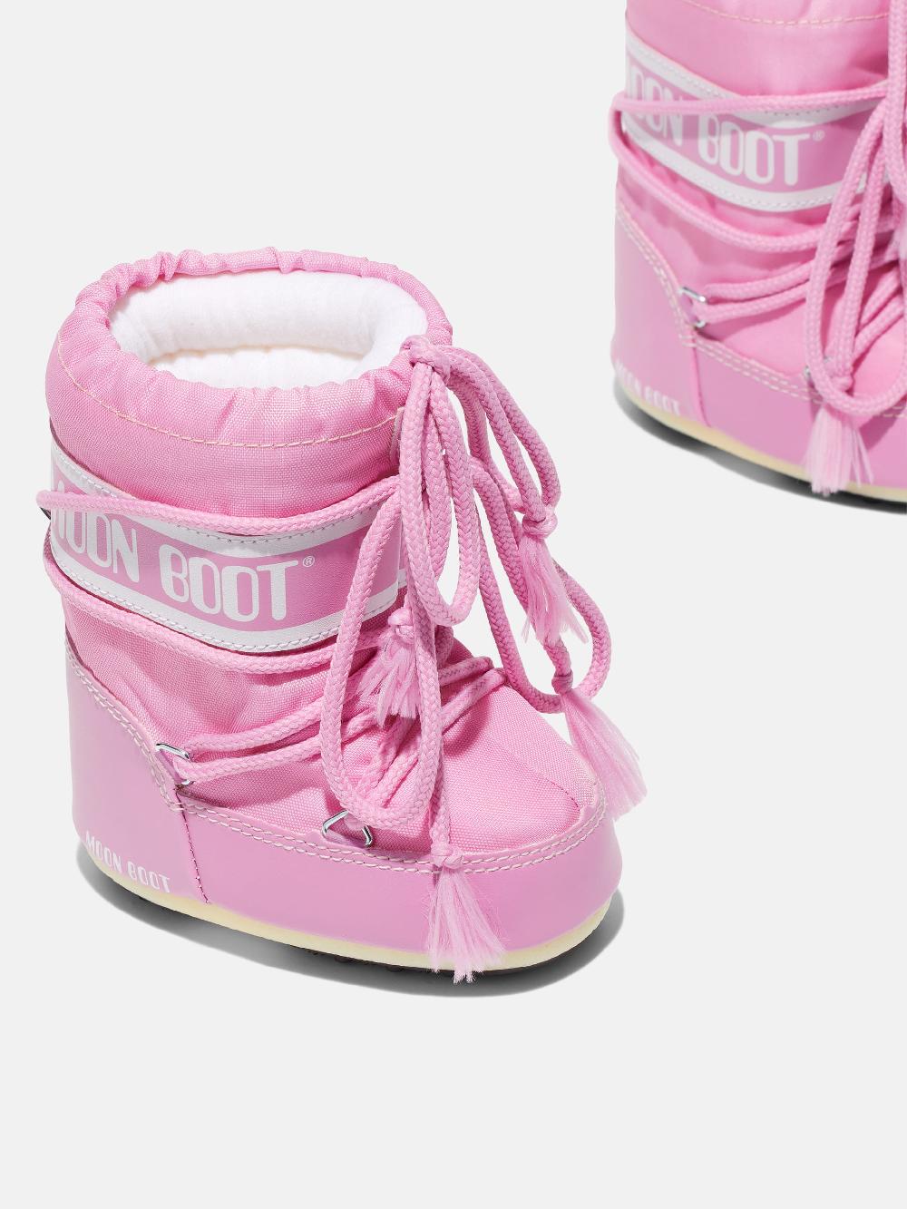 Moon Boot ICON MINI ROSA IN NYLON Qualità