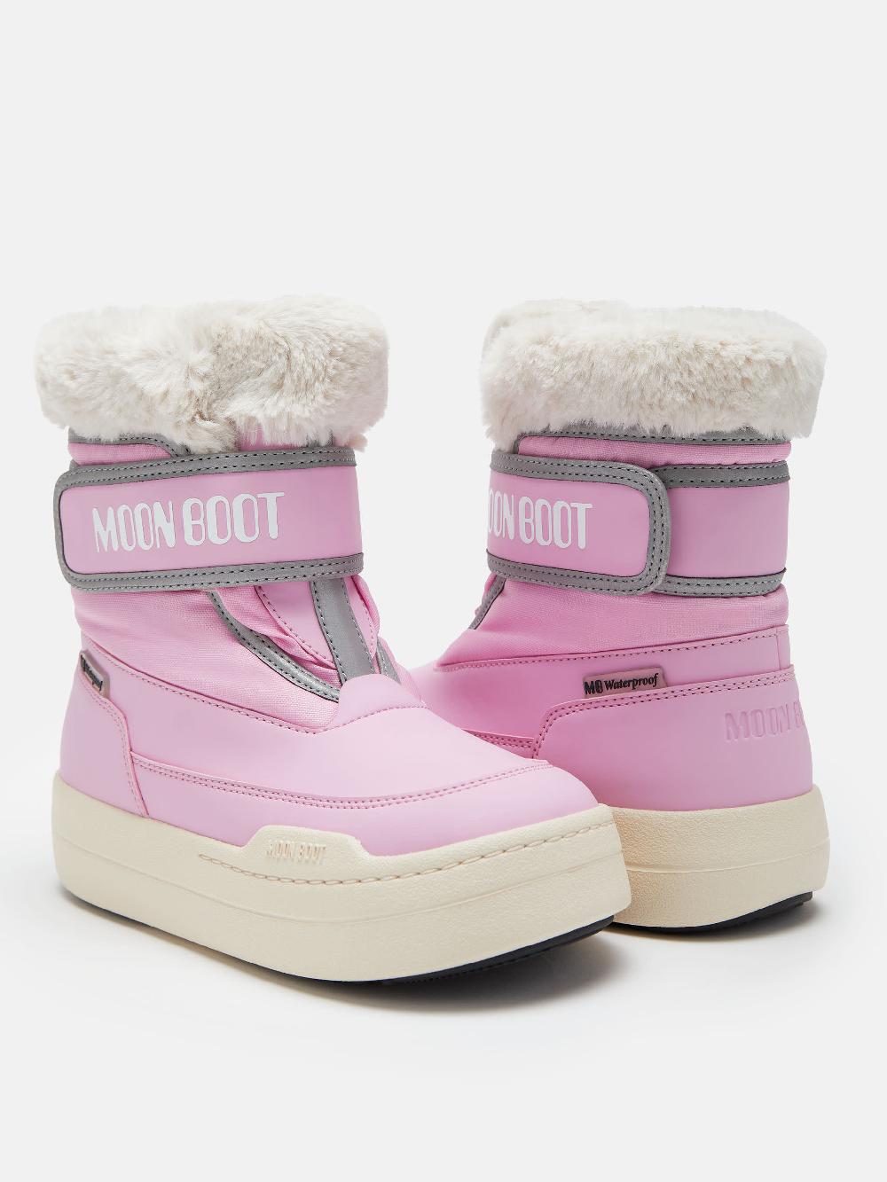 Moon Boot JUNIOR PARK ROSA CON CHIUSURA A STRAPPO Vendita