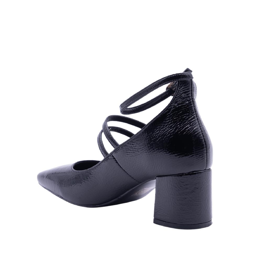 ALBANO VANITY Decolletè nero con cinturini Fino Al -60%