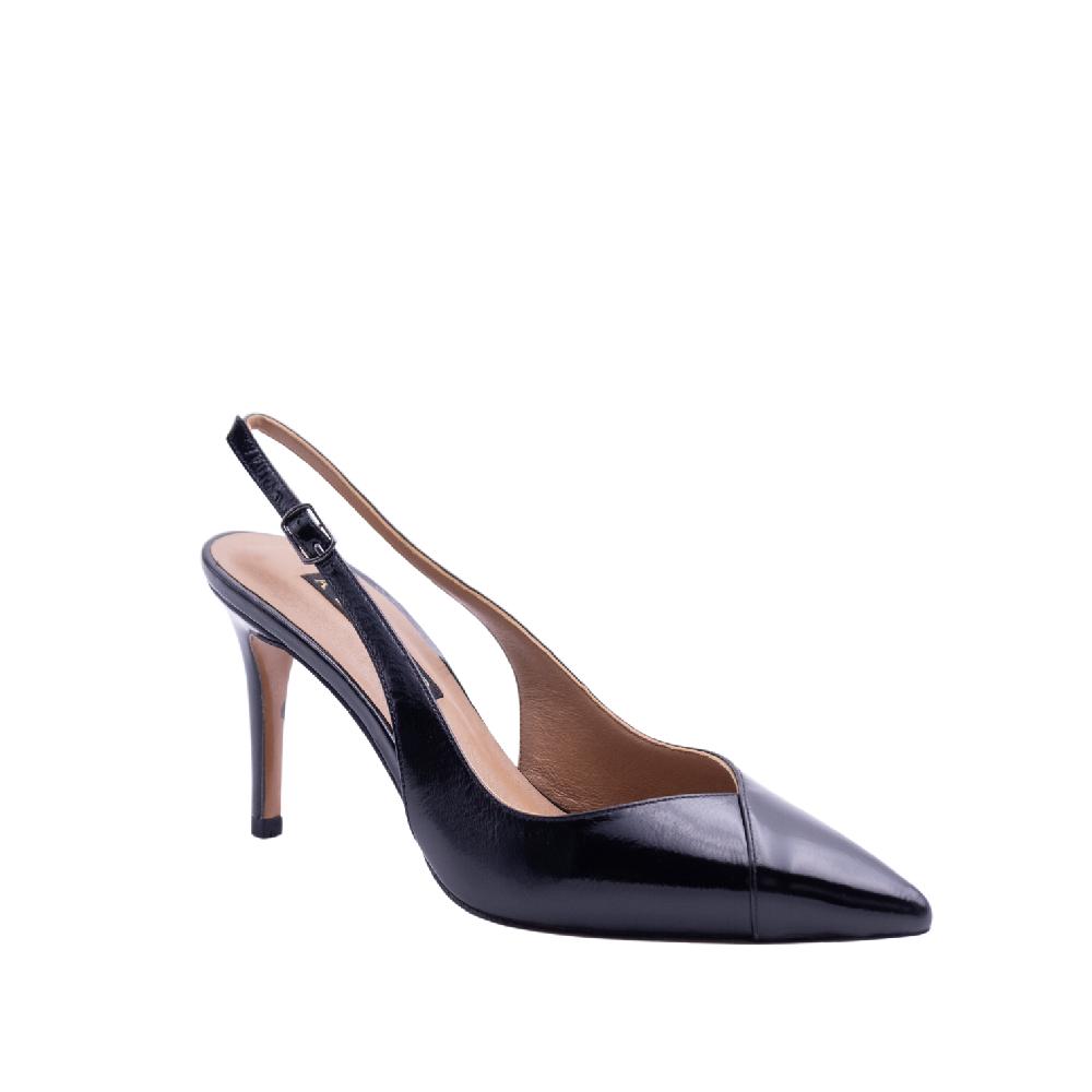 ALBANO Slingback vernice nera Outlet
