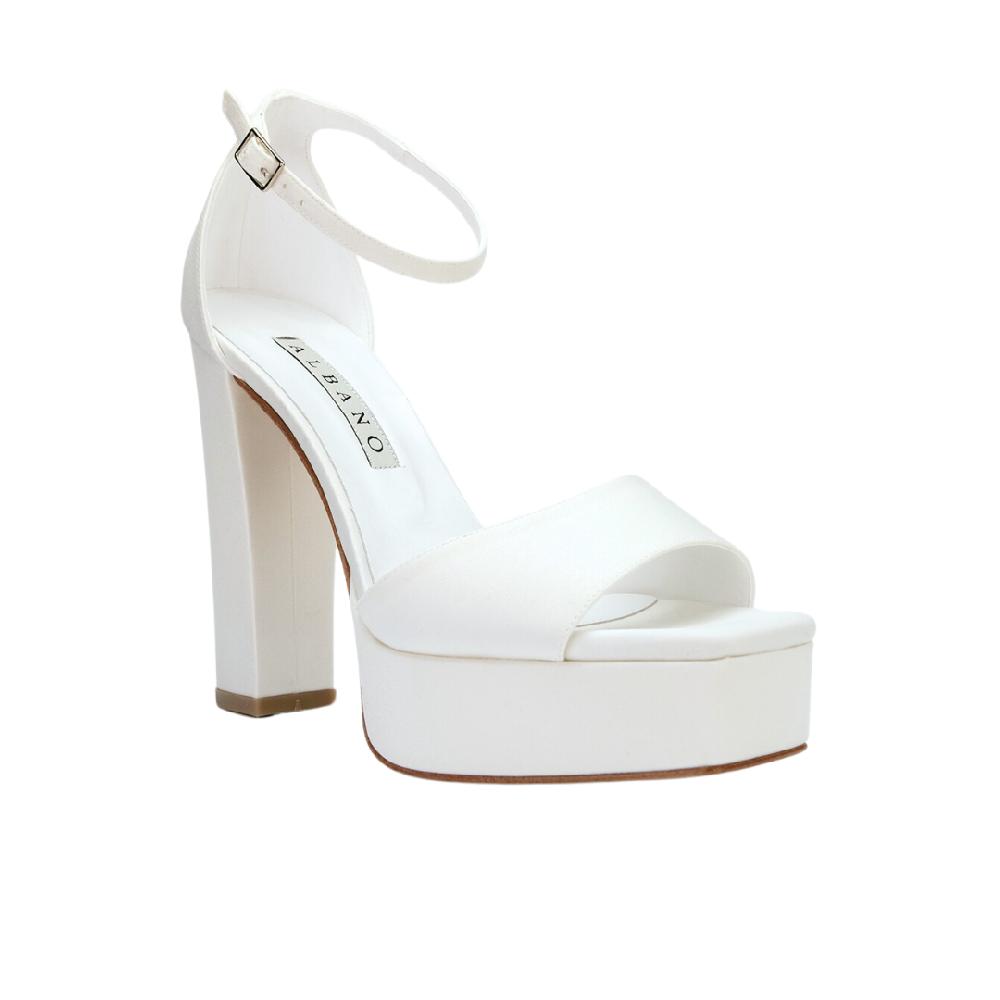 ALBANO Sandali sposa con plateau Offerta