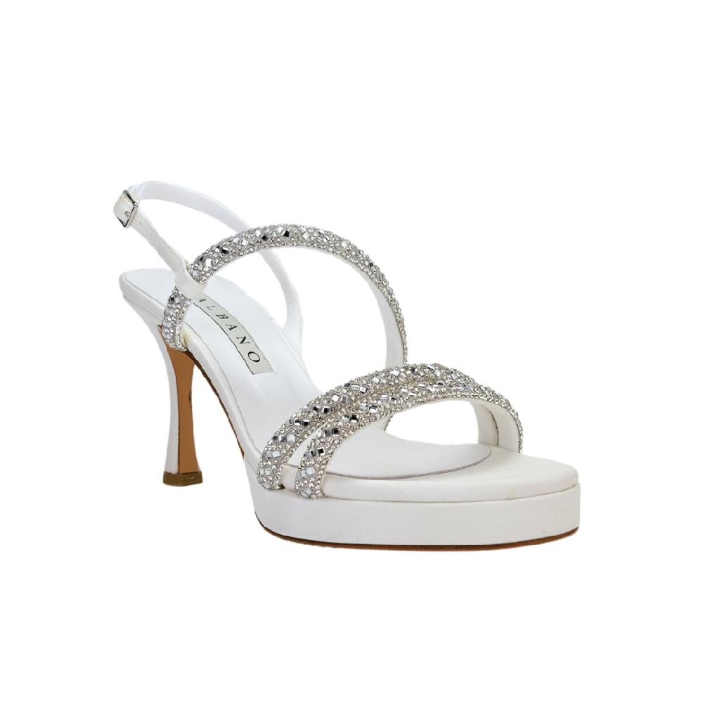 ALBANO Sandali sposa con strass Offerte