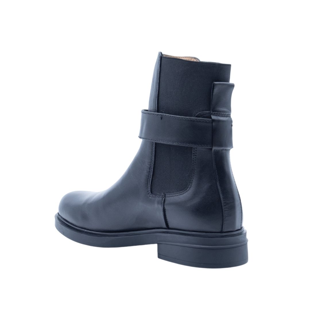 ALBANO Tronchetti neri con chiusura laterale Latest fashion