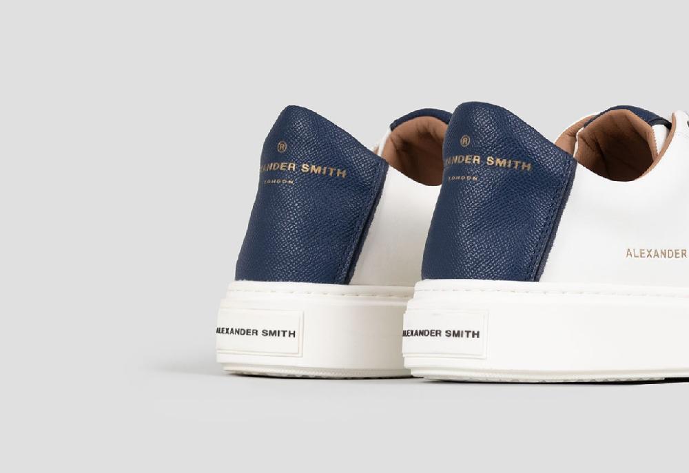 Alexander Smith LONDON MAN WHITE BLUE Black Friday Prezzi