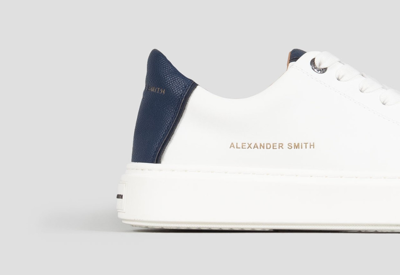Alexander Smith LONDON MAN WHITE BLUE Black Friday Prezzi