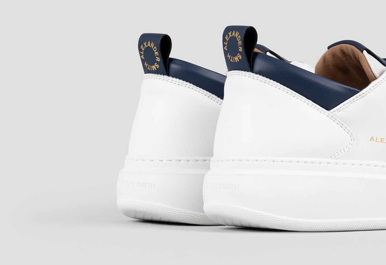 Alexander Smith WEMBLEY MAN WHITE BLUE Prezzo Ridotto