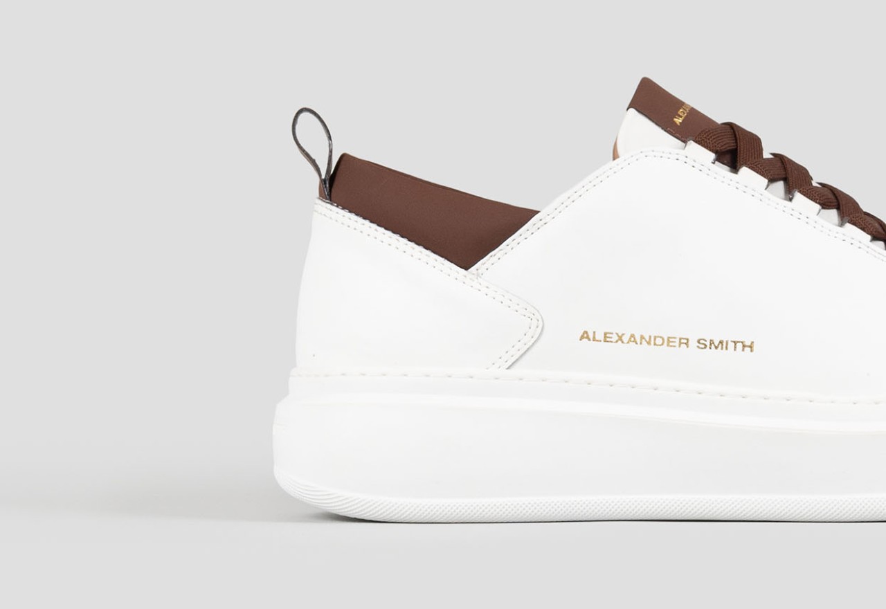 Alexander Smith WEMBLEY MAN WHITE BROWN Sottocosto