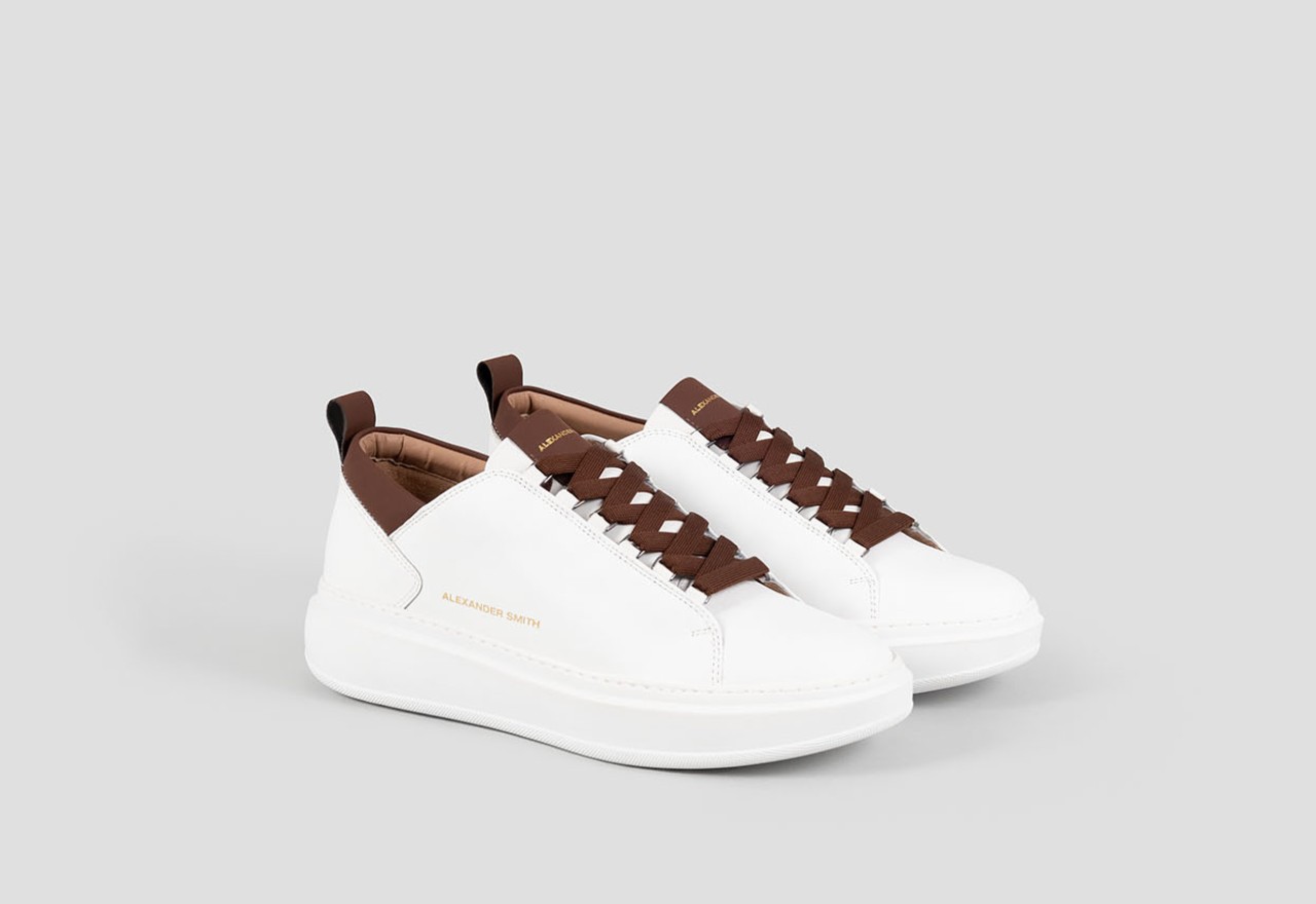 Alexander Smith WEMBLEY MAN WHITE BROWN Sottocosto