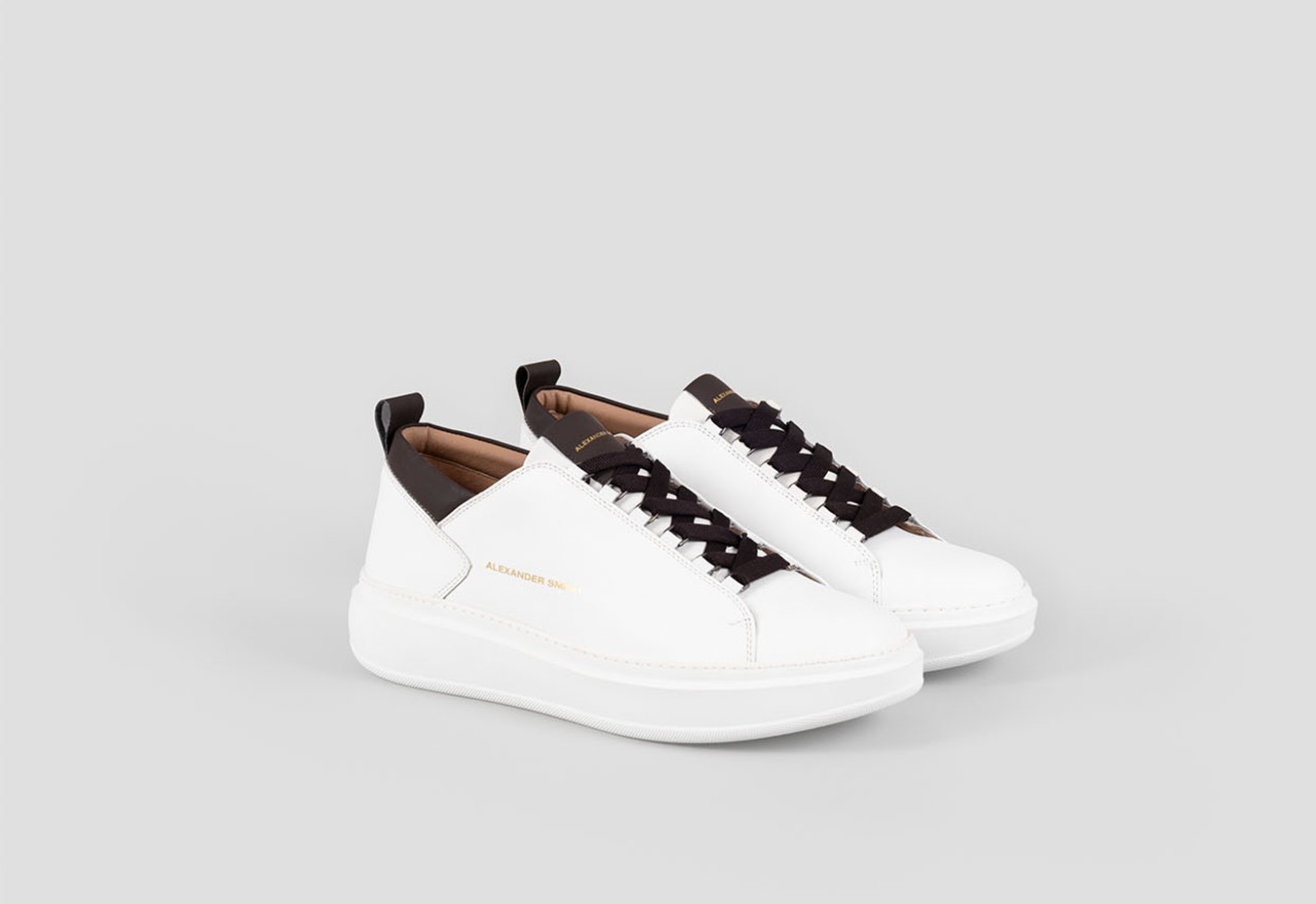 Alexander Smith WEMBLEY MAN WHITE DARK BROWN Novità