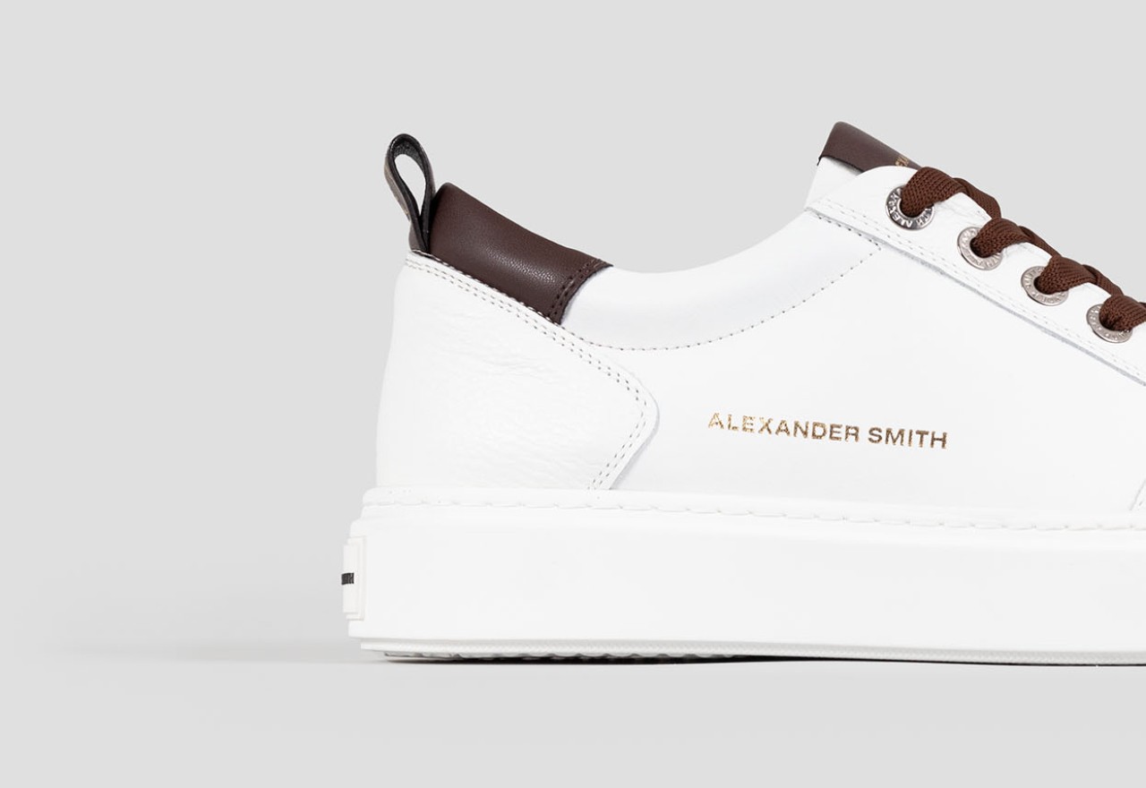 Alexander Smith BOND MAN WHITE DARK BROWN Saldi Di Fabbrica