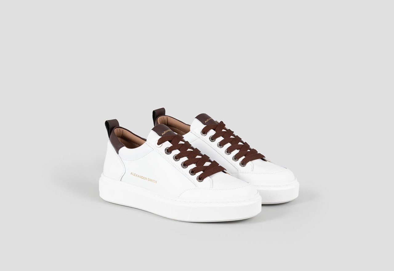 Alexander Smith BOND MAN WHITE DARK BROWN Saldi Di Fabbrica