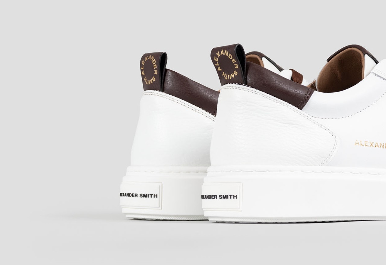 Alexander Smith BOND MAN WHITE DARK BROWN Saldi Di Fabbrica