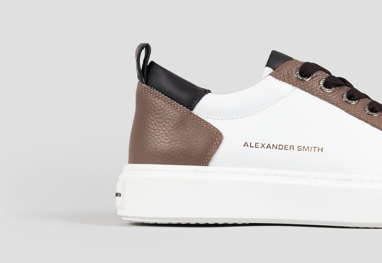 Alexander Smith BOND MAN DARK COGNAC WHITE Nuova