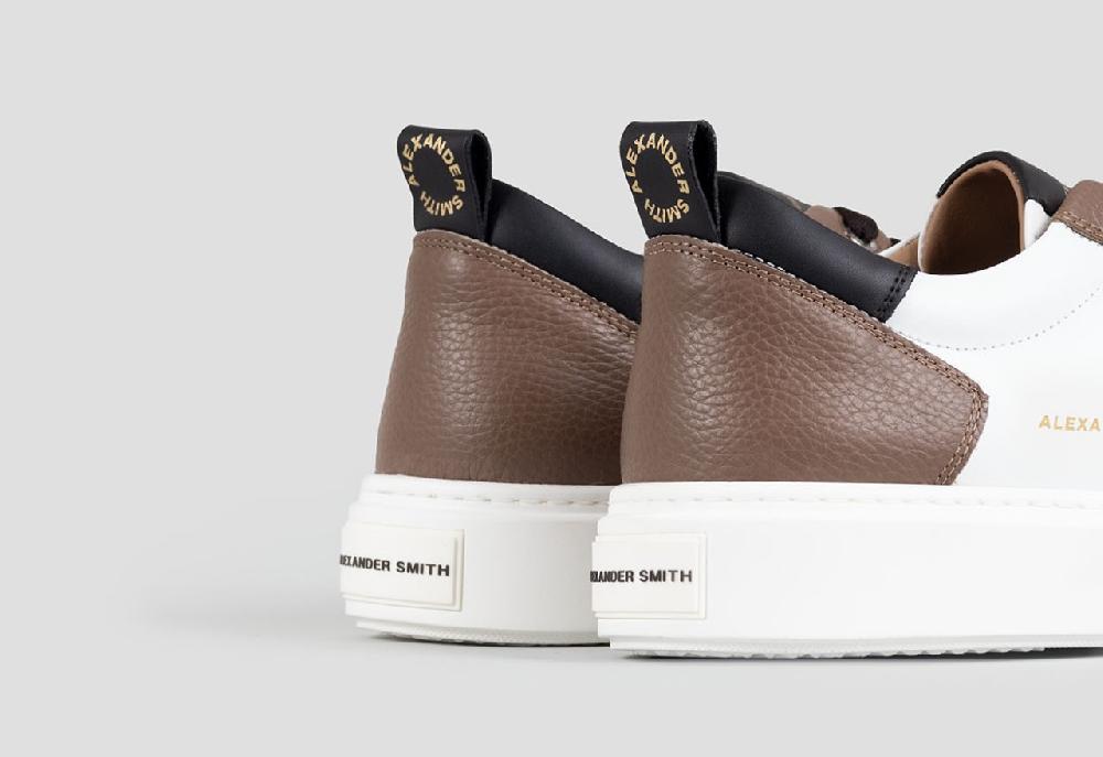 Alexander Smith BOND MAN DARK COGNAC WHITE Nuova