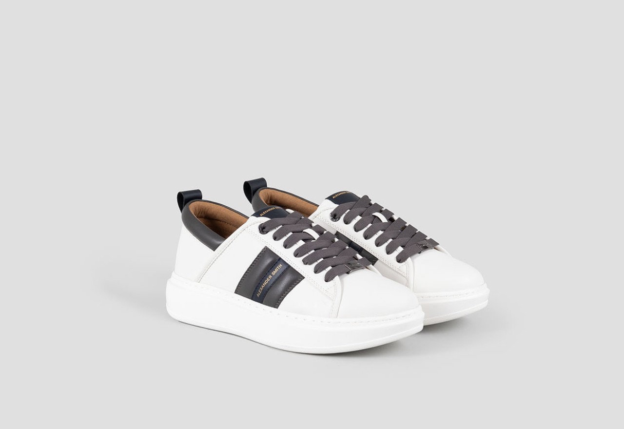 Alexander Smith ECO-WEMBLEY MAN WHITE DARK SMOKE BLUE Acquista Ora