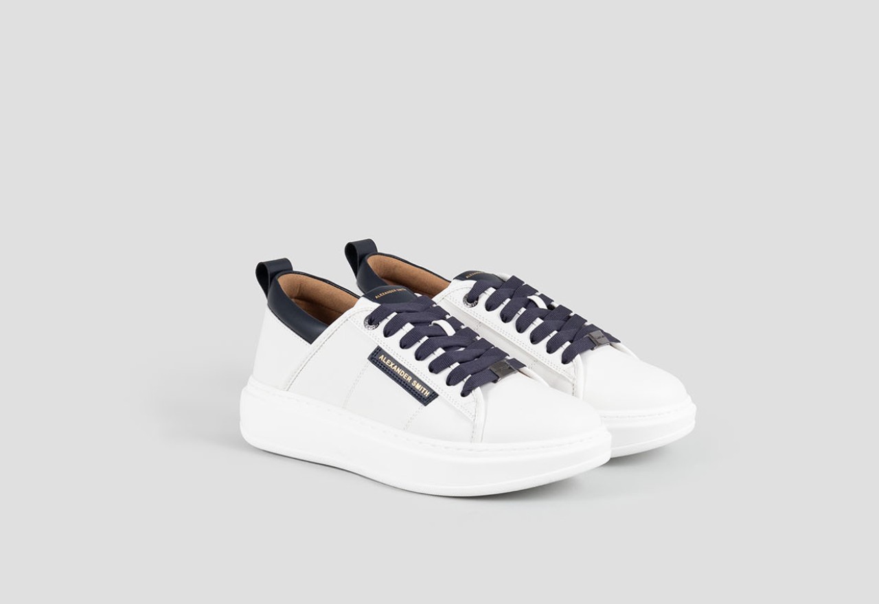 Alexander Smith ECO-WEMBLEY MAN WHITE BLUE Shopping Online