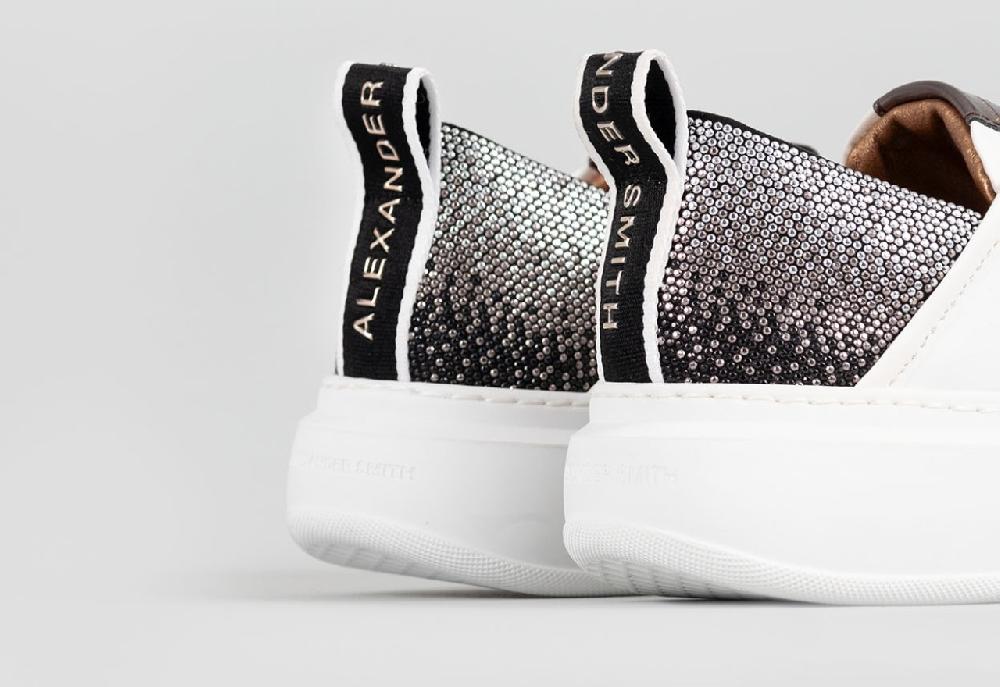 Alexander Smith WEMBLEY WOMAN WHITE BLACK SILVER Negozi Online