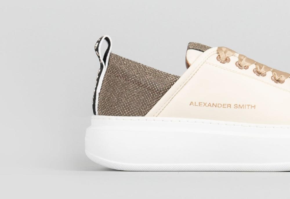 Alexander Smith WEMBLEY WOMAN IVORY GOLD Vendita Calda