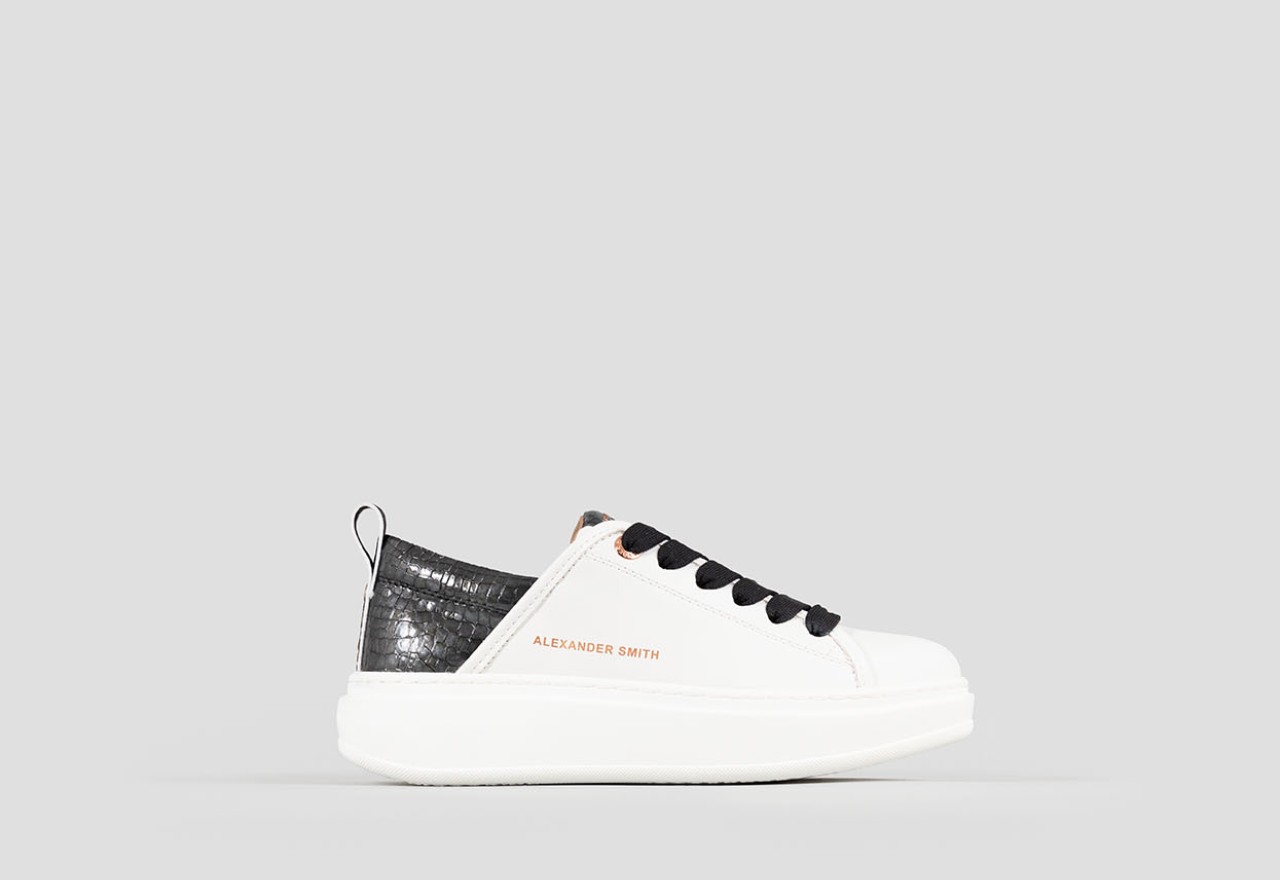 Alexander Smith ECO-WEMBLEY WOMAN WHITE BLACK In Vendita