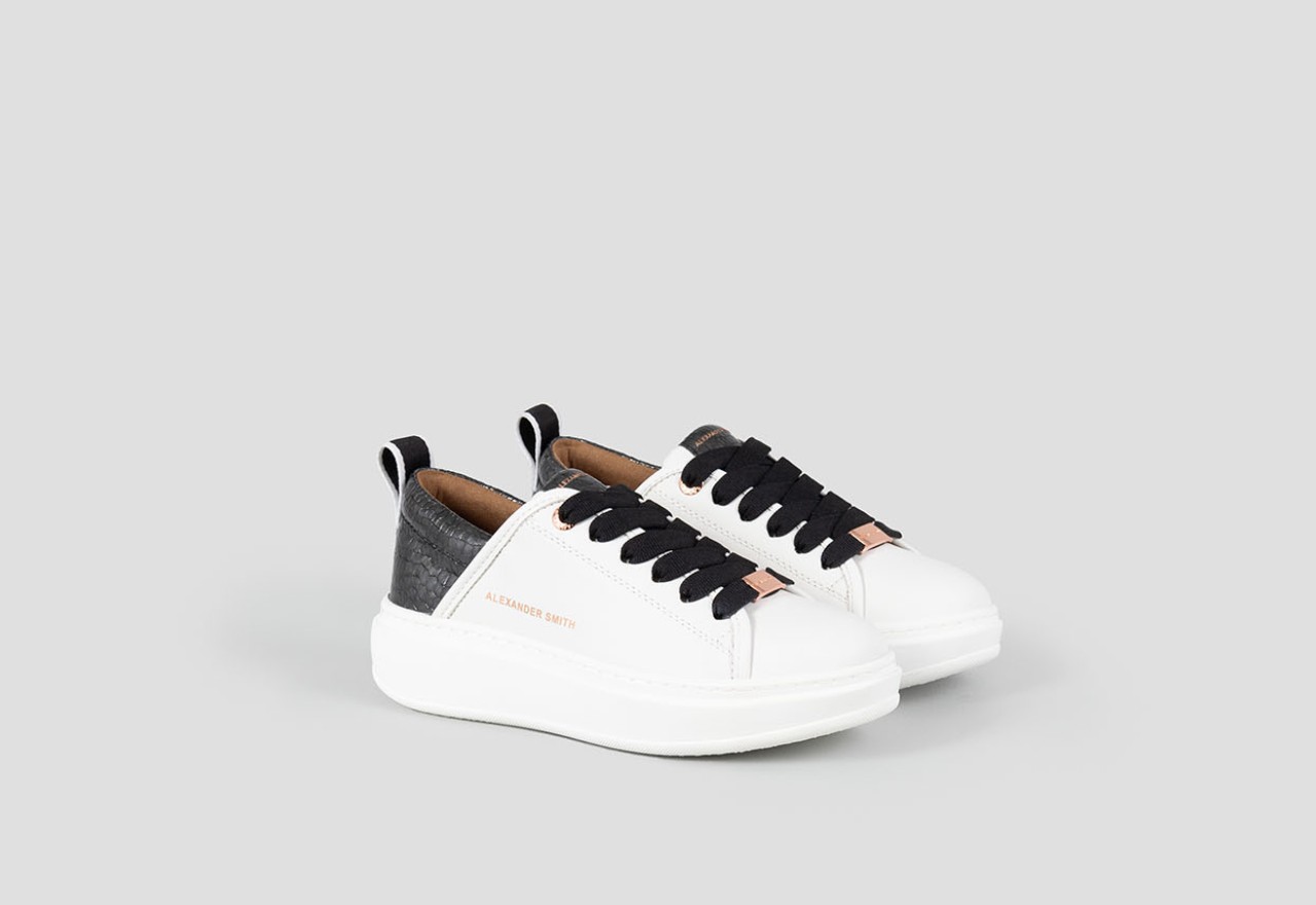 Alexander Smith ECO-WEMBLEY WOMAN WHITE BLACK In Vendita