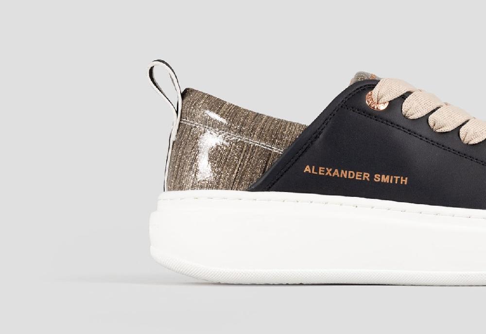 Alexander Smith ECO-WEMBLEY WOMAN BLACK GOLD Nuova