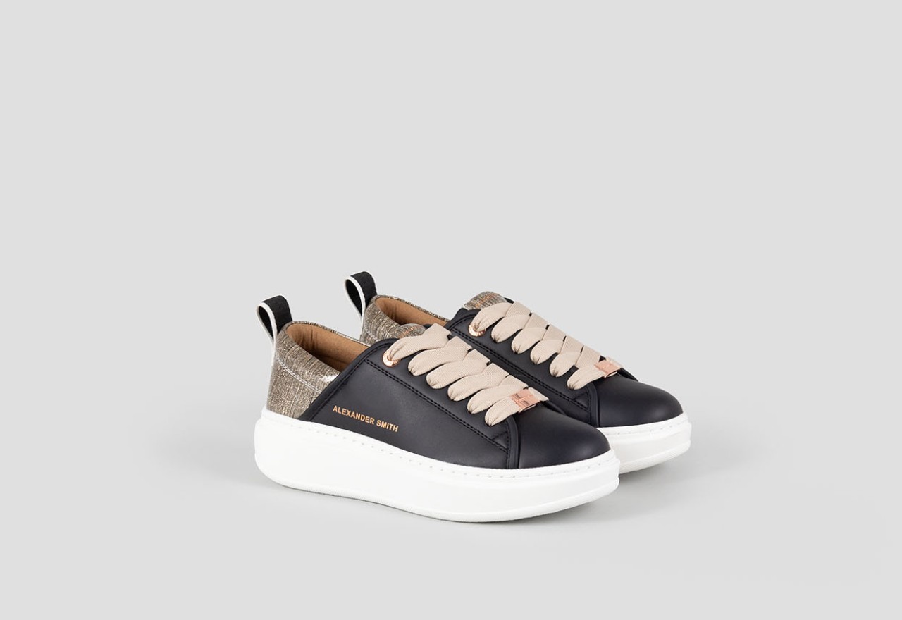 Alexander Smith ECO-WEMBLEY WOMAN BLACK GOLD Nuova