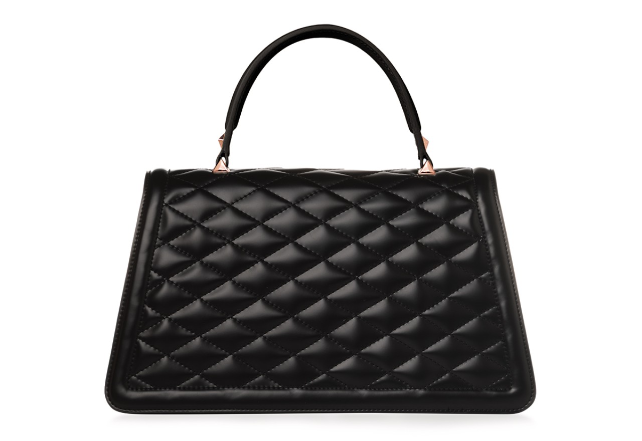Alexander Smith ELIZABETH LARGE - BLACK - MATELASSÉ In Vendita