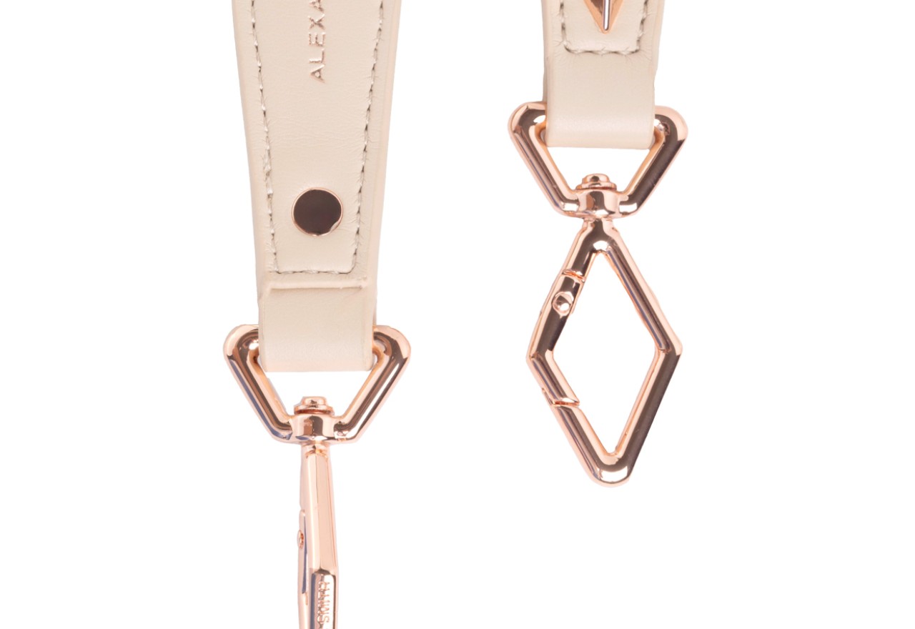 Alexander Smith ELIZABETH MINI - NUDE - MATELASSÉ Vendita Calda