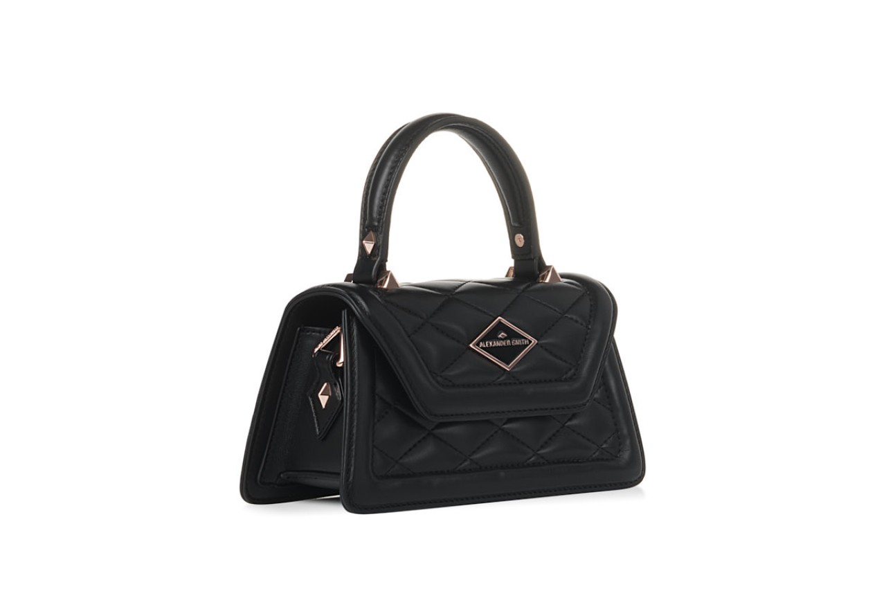 Alexander Smith ELIZABETH MINI - BLACK - MATELASSÉ Vendite Flash