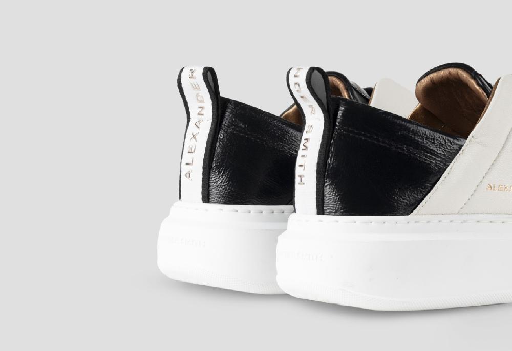 Alexander Smith WEMBLEY SLIP-ON WOMAN WHITE BLACK 2025