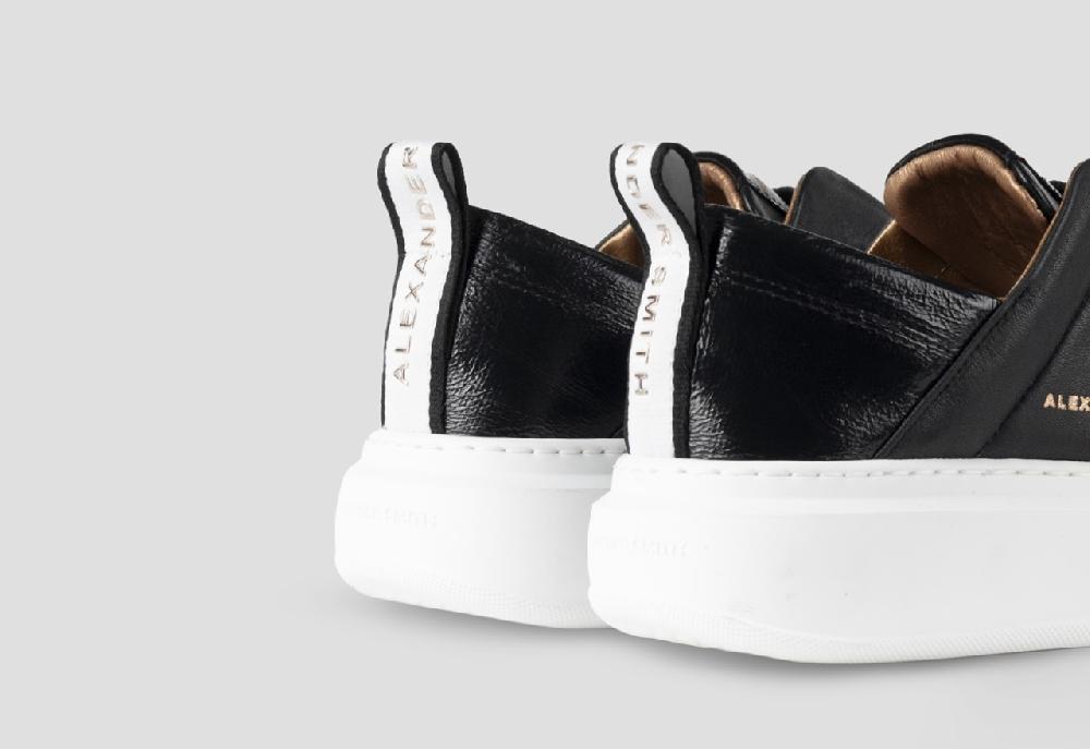 Alexander Smith WEMBLEY SLIP-ON WOMAN BLACK Qualità