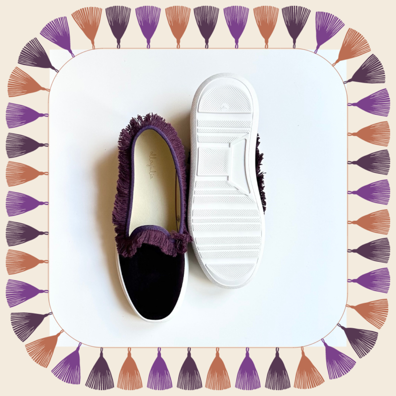 Allagiulia Tennis Frangia PRUGNA Shopping Online