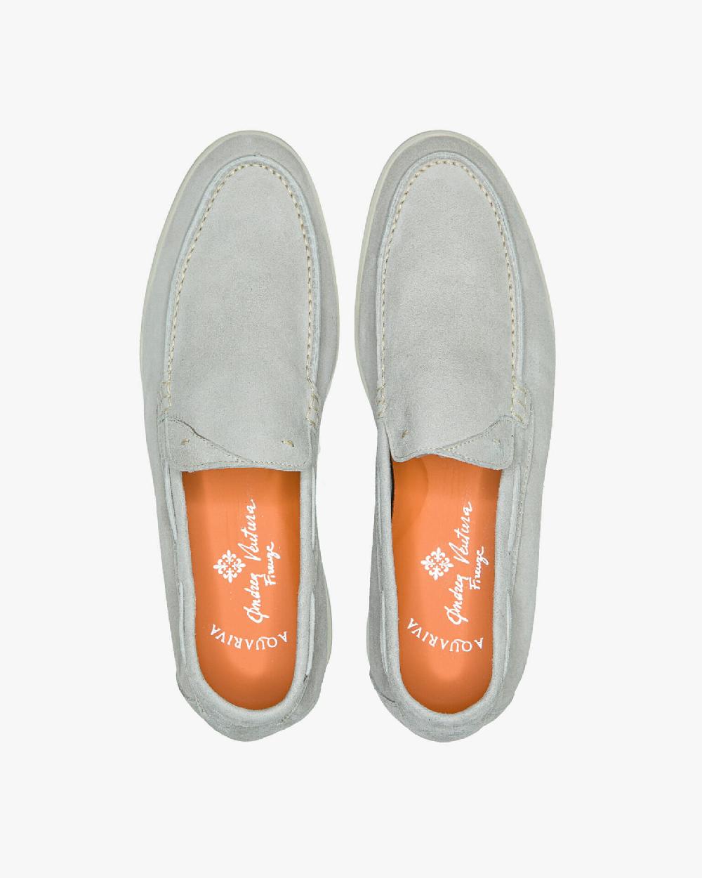 Andrea ventura MOCASSINO AQUARIVA ISEO IN SUEDE ELEFANTE Negozi Online