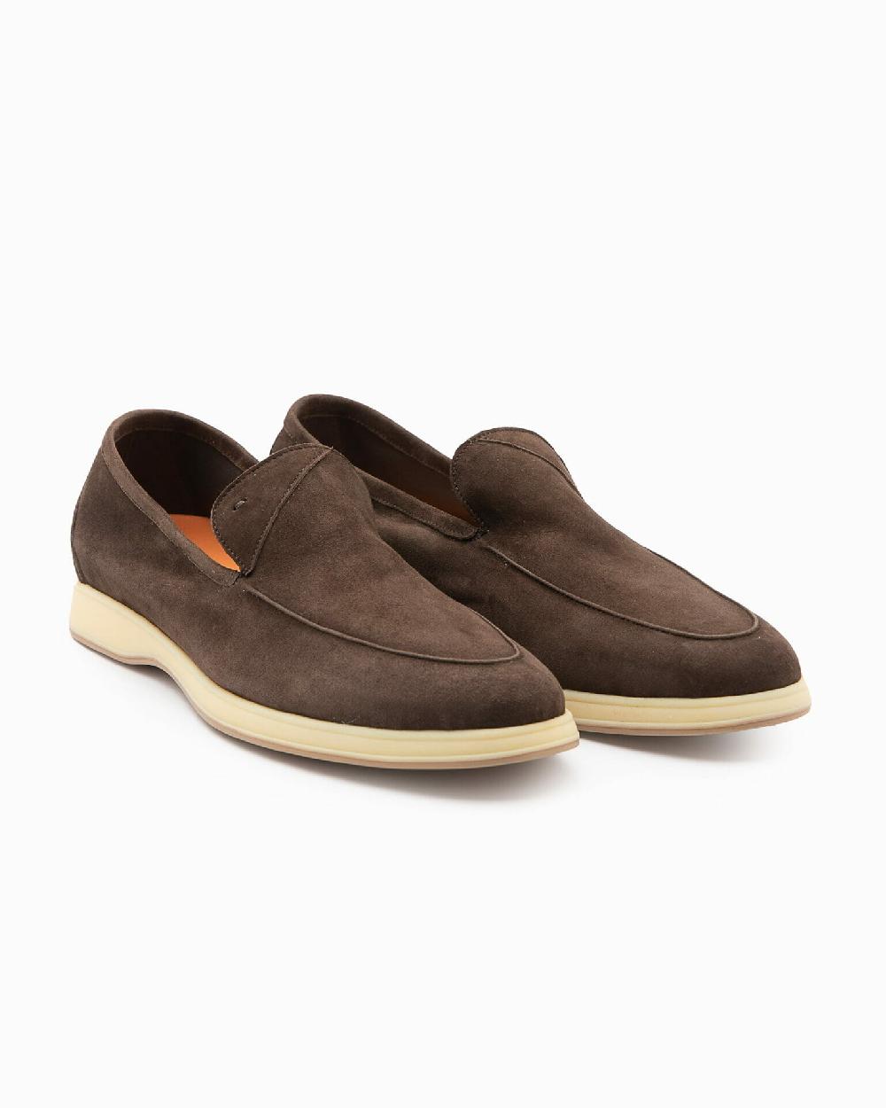 Andrea ventura Mocassino Aquariva beach in suede caffè Consegna Veloce