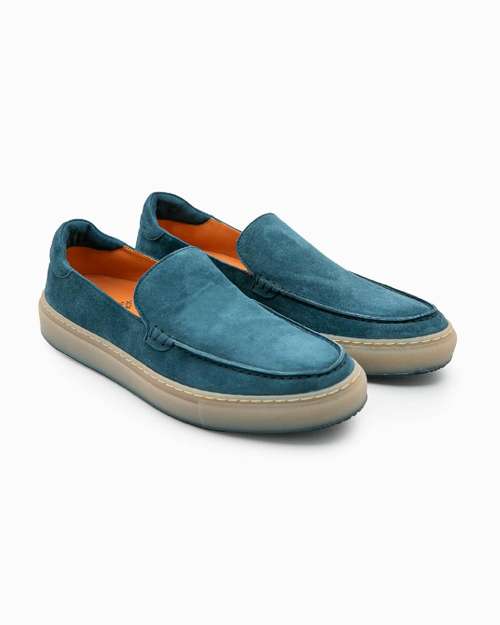 Andrea ventura Casual sneaker PF Ponza in suede bois blue Promozione Limitata