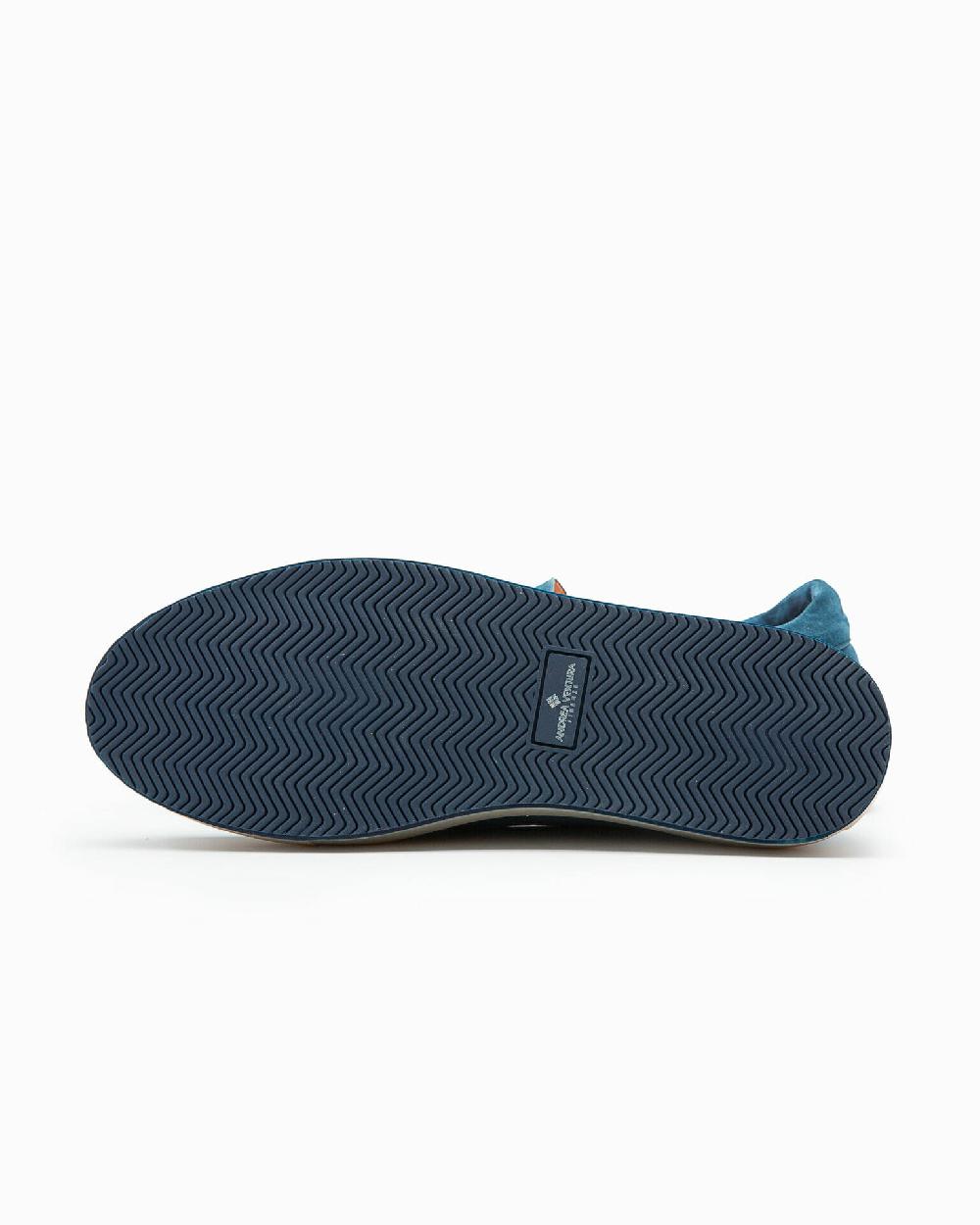Andrea ventura Casual sneaker PF Ponza in suede bois blue Promozione Limitata