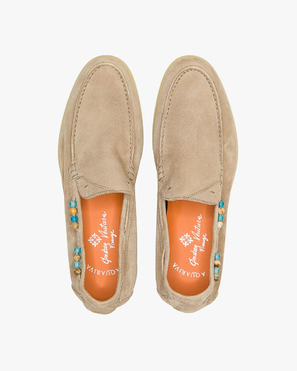 Andrea ventura MOCASSINO AQUARIVA PERLA2 IN SUEDE PARK AVENUE Fino Al -60%