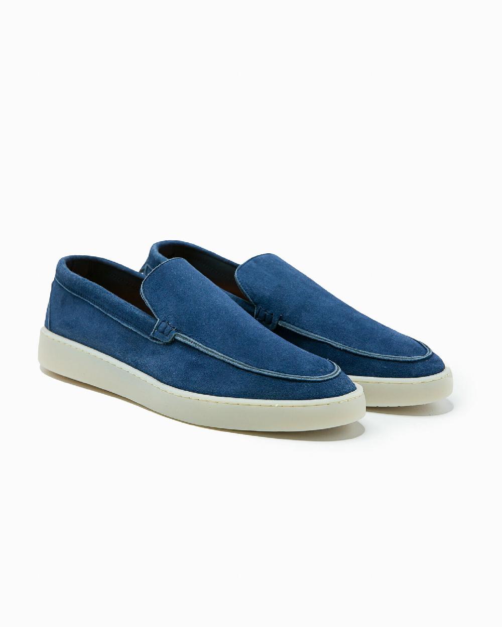 Andrea ventura MOCASSINO ST BARTH LS IN SUEDE BLUE NAVY Prezzo Ridotto