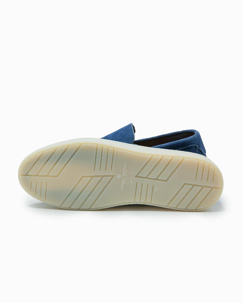 Andrea ventura MOCASSINO ST BARTH LS IN SUEDE BLUE NAVY Prezzo Ridotto