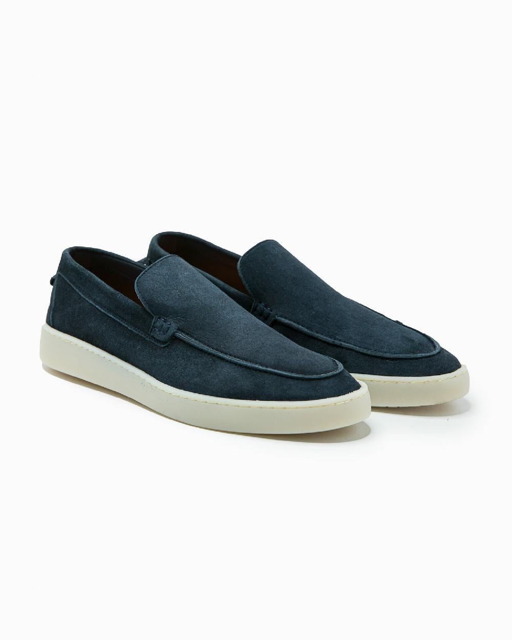 Andrea ventura MOCASSINO ST BARTH LS IN SUEDE ECLIPSE BLUE Convenienza