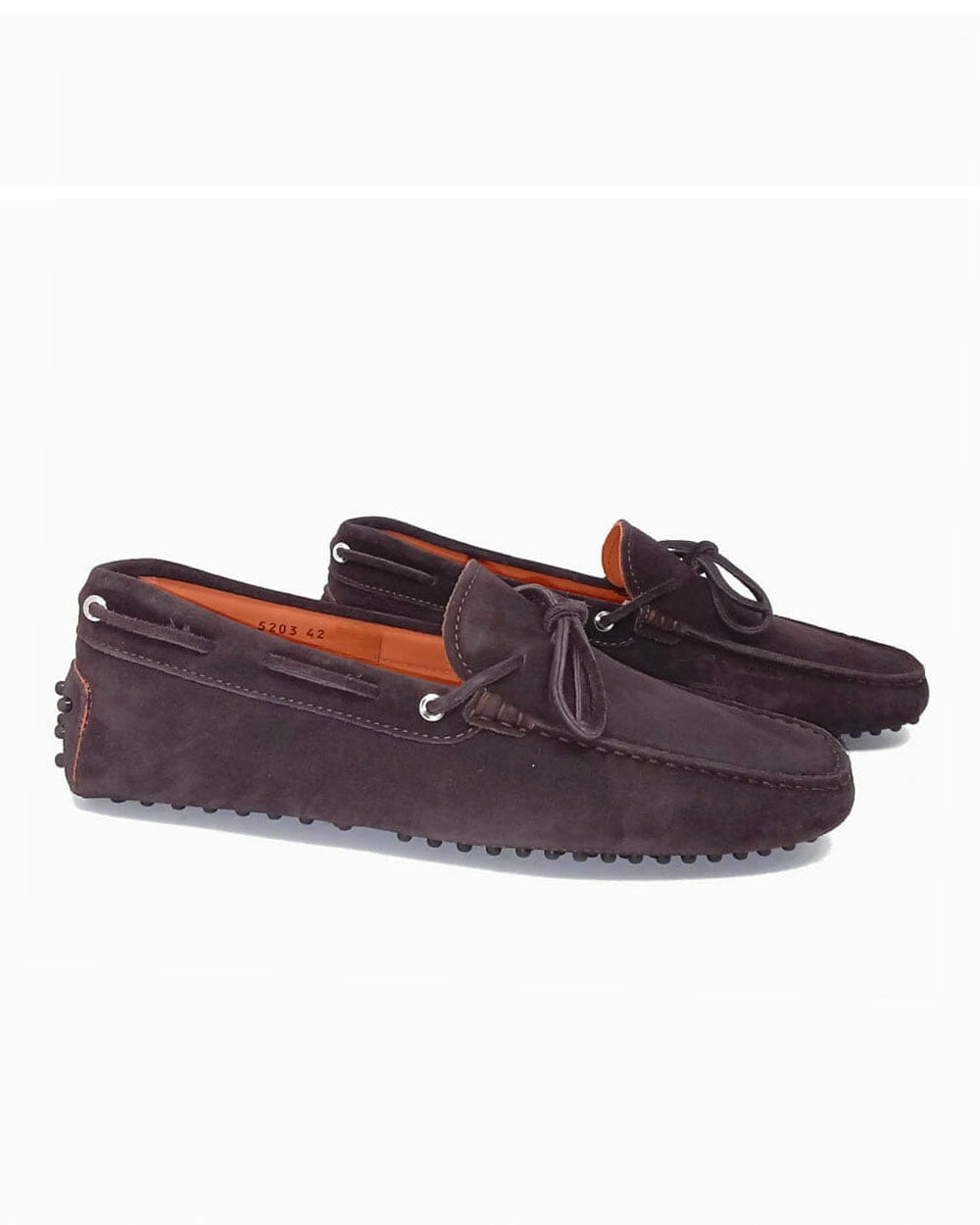 Andrea ventura Mocassino Guida FIOCCO in castorino IDRO color ebano Presa